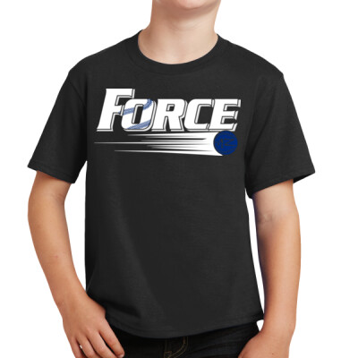 Youth 60/40 Blend Tee - White Logo Thumbnail