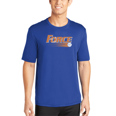 Adult Unisex Drifit Performance Tee - Orange Logo Thumbnail