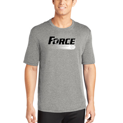 Adult Unisex Drifit Performance Tee - Black Logo Thumbnail