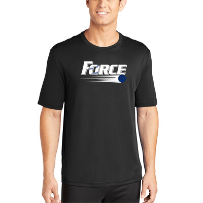 Adult Unisex Drifit Performance Tee - White Logo Thumbnail