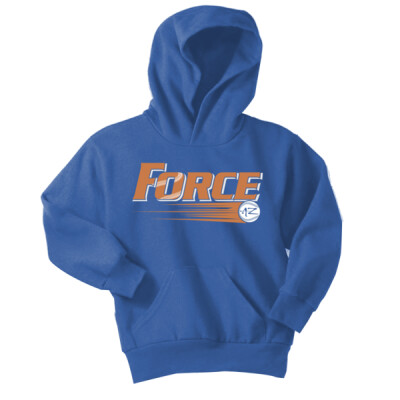 Youth Fleece Hoodie - Orange Logo Thumbnail